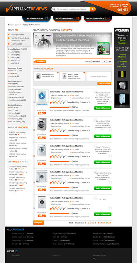 Appliance Reviews
